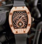 Fully Iced Out Richard Mille RM 51-02 Tourbillon Diamond Twister Copy Watch